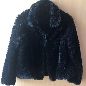 Black Fur/ Teddy Jacket ♥️